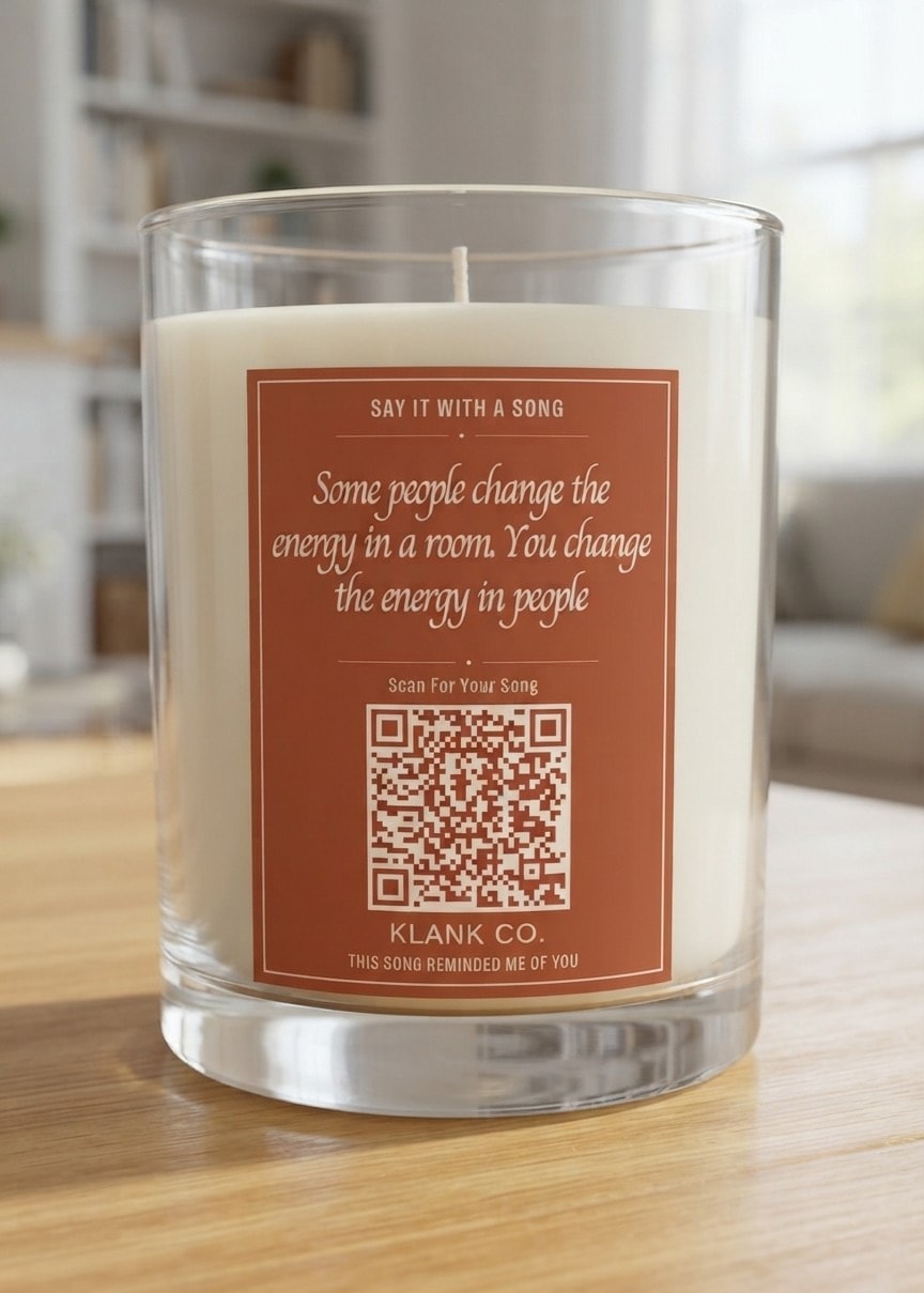 You Make My Dreams candle — Some people change the energy in a room. You change the energy in people.