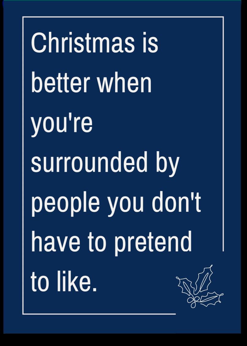 The best part of Christmas isn't what's under the tree. It's who's around it.