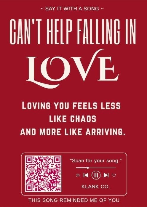 Can't Help Falling In Love — Loving you feels less like chaos and more like arriving.