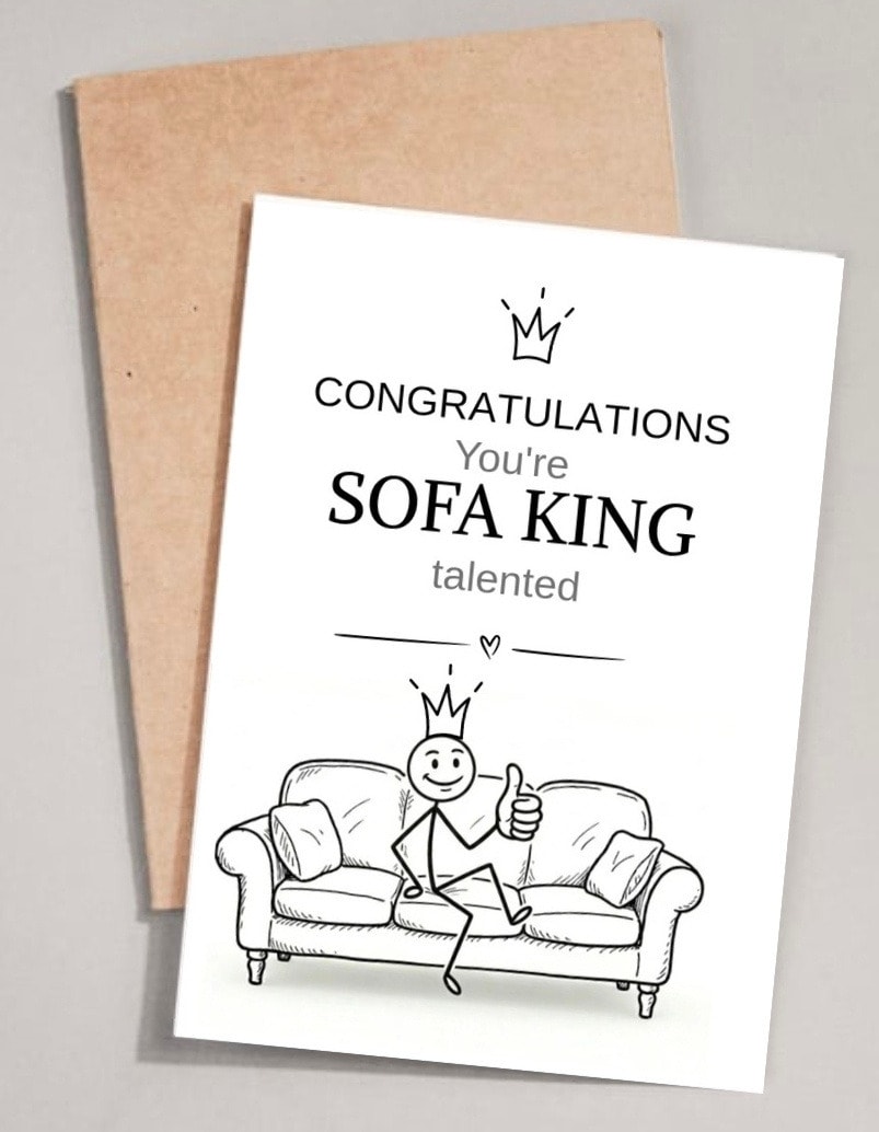 Congratulations, you're SOFA KING talented